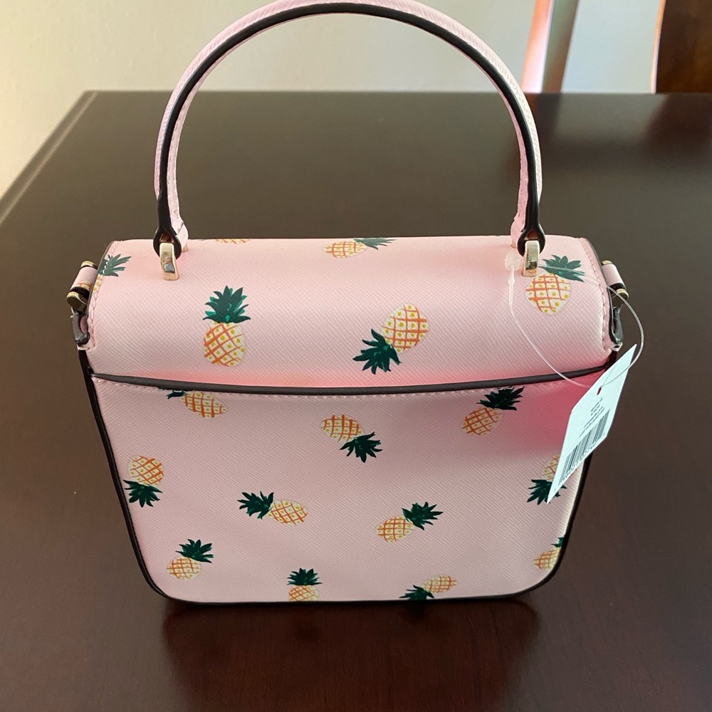 NWT Kate Spade Pink Mini Bag with Pineapple Design - Picture 4 of 4